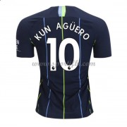 Maillot de foot Manchester City 2018-19 Kun Aguero 10 maillot extérieur..